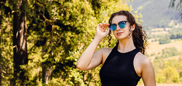 Polarizační sluneční brýle Brigida Metal Blue