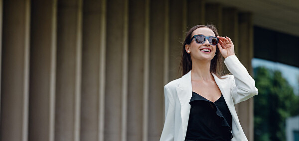 Polarizační sluneční brýle Ferdy Vertical Blue