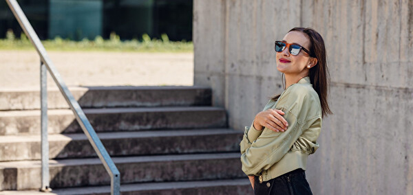 Polarizační sluneční brýle Ferdy Vertical Brown