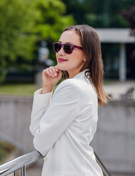 Polarizační sluneční brýle Ferdy Vertical Violet