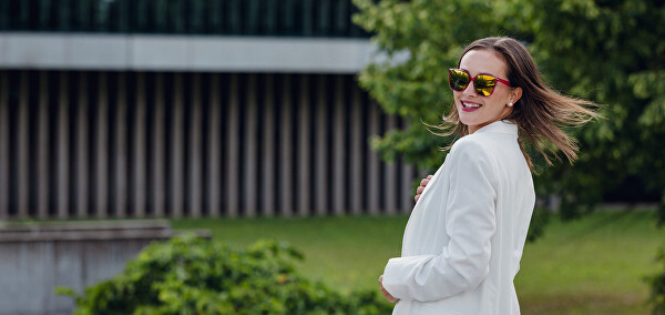 Sluneční brýle Trisha Transparent Pink