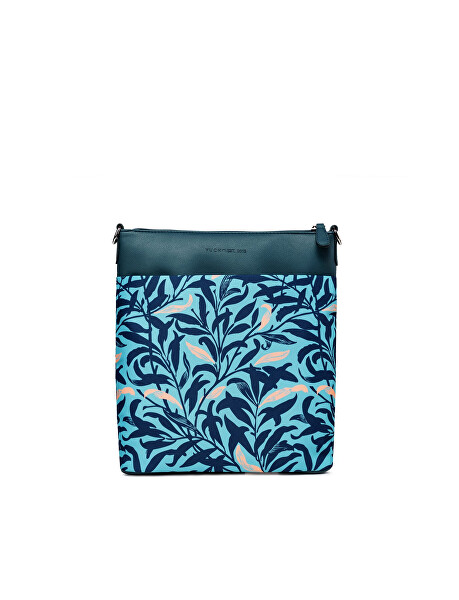 Dámská crossbody kabelka Smokie Leaves Turquoise