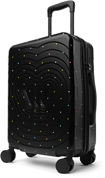 Cestovní kufr Precious Dotty Black