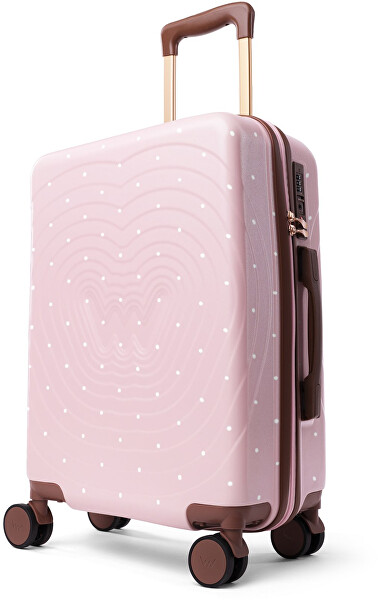 Cestovní kufr Precious Dotty Pink