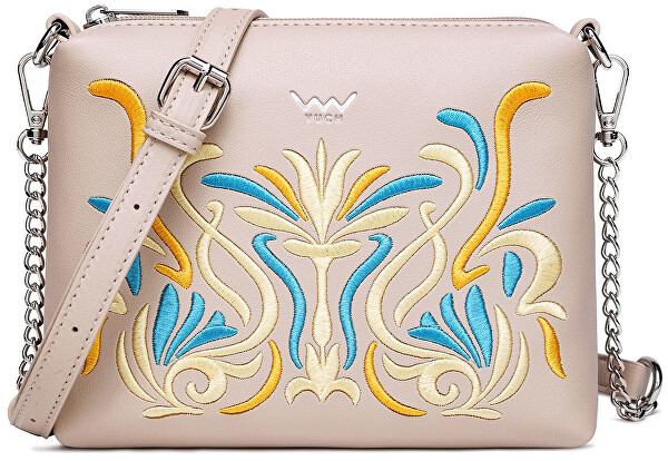 Dámska crossbody kabelka Coalie Ornament Beige