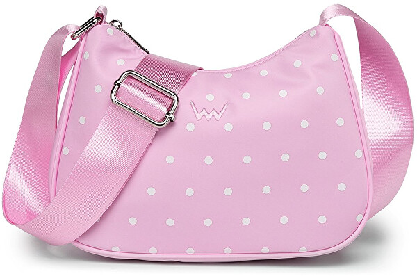 Dámská crossbody kabelka Liva Dotty Pink Banana Bag