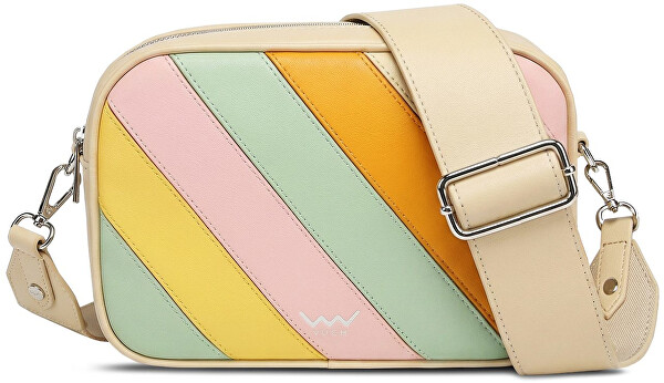 Dámská crossbody kabelka Massimo Striped Beige