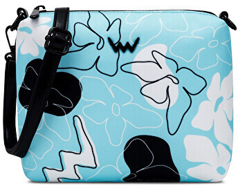 Dámská crossbody kabelka Nuria Flowers Line Blue