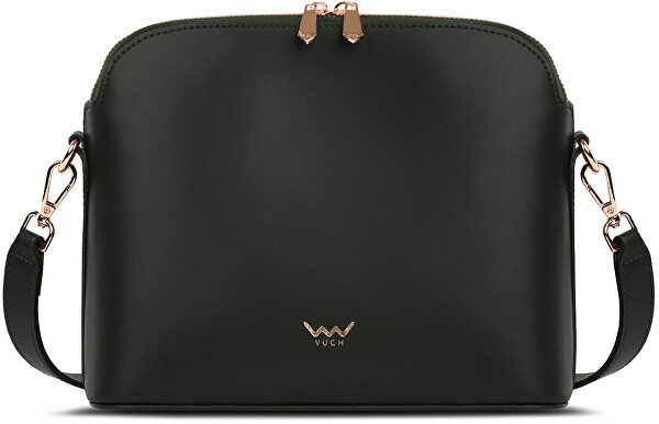 Dámská kožená crossbody kabelka Marcia Dark Green