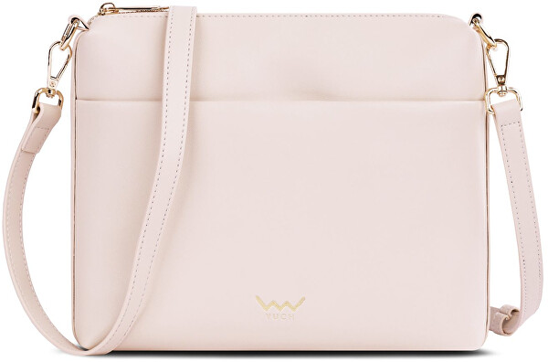 Dámská kožená crossbody kabelka Marcia Grace Beige