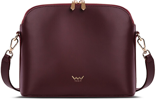 Dámská kožená crossbody kabelka Marcia Wine Red
