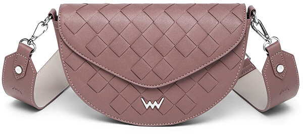 Dámská ledvinka Tricia Intrecciato Dusty Pink