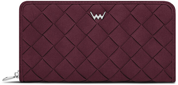 Dámská peněženka Nightie Nicci Intrecciato Wine Red