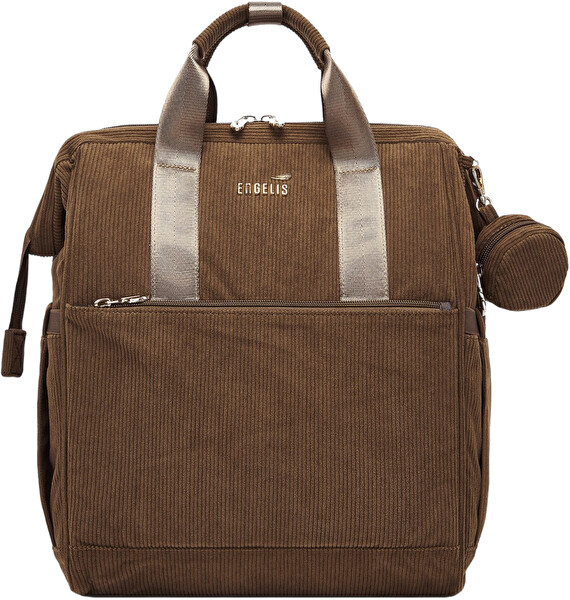 Dámsky batoh Eloa Corduroy Brown
