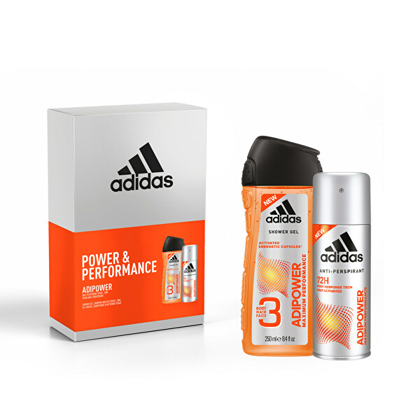 Adipower - deodorante spray 150 ml + gel doccia 250 ml