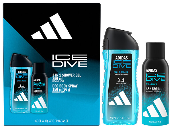 Ice Dive - deodorant ve spreji 150 ml + 3v1 sprchový gel 250 ml