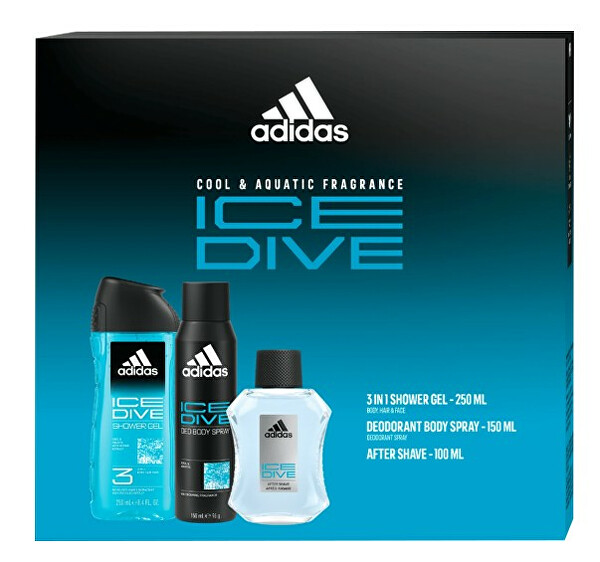 Ice Dive - voda po holení 100 ml + sprchový gel 250 ml + deodorant ve spreji 150 ml