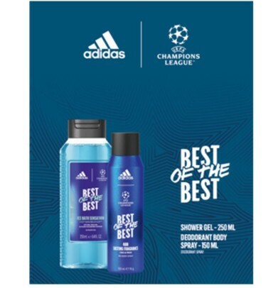 UEFA Best Of The Best - sprchový gel 250 ml + deodorant ve spreji 150 ml