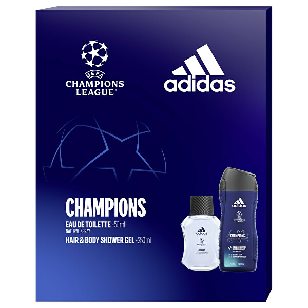 Champions League - EDT 50 ml + gel de duș 250 ml
