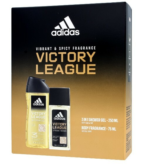 Victory League - deodorante con vaporizzatore 75 ml + gel doccia 3in1 250 ml