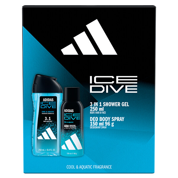 Ice Dive - deodorant ve spreji 150 ml + 3v1 sprchový gel 250 ml