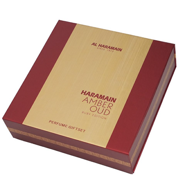 Amber Oud Ruby Edition - EDP 75 ml + EDP 30 ml + deodorant ve spreji 200 ml