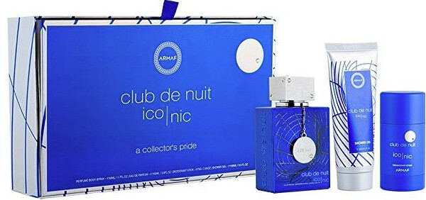 Club De Nuit Blue Iconic - EDP 105 ml + Duschgel 100 ml + Festes Deodorant 75 g