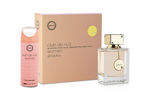 SLEVA - bez celofánu, pomačkaná krabička  - Club De Nuit Women - EDP 105 ml + deodorant ve spreji 200 ml