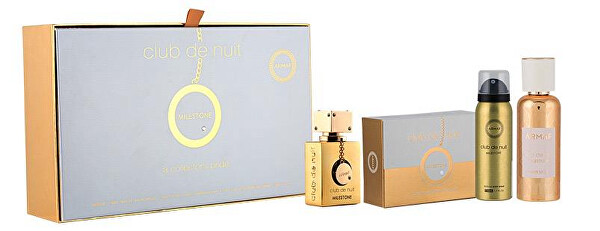 Club De Nuit Milestone - EDP 30 ml + tuhé mýdlo 130 g + tělový sprej 50 ml + vlasový sprej 55 ml