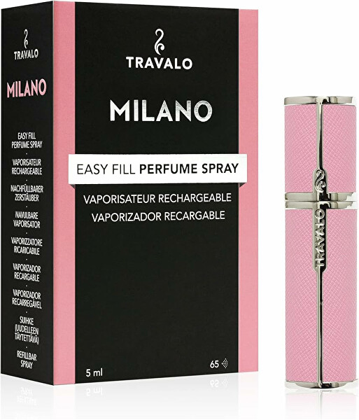 Milano - plnitelný flakon 5 ml (růžový)