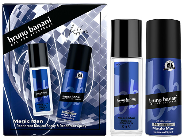 Magic Man - deodorant s rozprašovačem 75 ml + deodorant ve spreji 150 ml