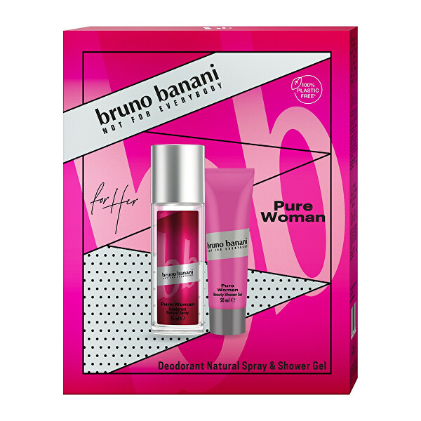 Pure Woman - deodorant s rozprašovačem 75 ml + sprchový gel 50 ml