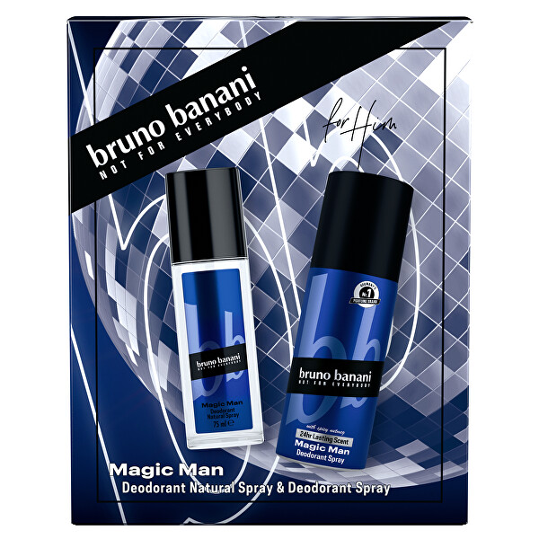 Magic Man - deodorant s rozprašovačem 75 ml + deodorant ve spreji 150 ml