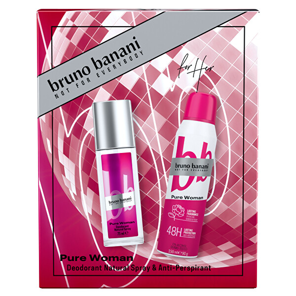 Pure Woman - deodorant s rozprašovačem 75 ml + antiperspirant 150 ml