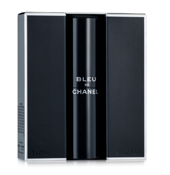 Bleu De Chanel - EDT (3 x 20 ml) + flacon reîncărcabil