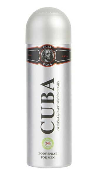 Cuba Black - deodorant ve spreji