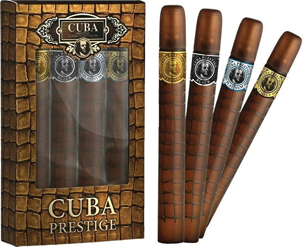 Darčeková sada Cuba Prestige - EDT 4 x 35 ml