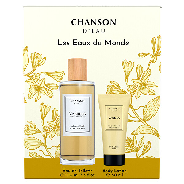 2. JAKOST -  Chanson D’Eau Vanilla - EDT 100 ml + tělové mléko 50 ml