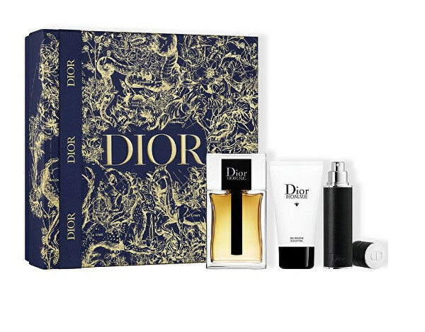 Dior Homme 2020 - EDT 100 ml + sprchový gel 50 ml + EDT 10 ml