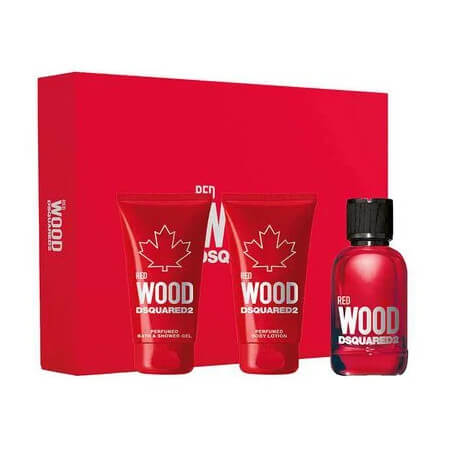 Red Wood - EDT 50 ml + gel de duș 50 ml + loțiune de corp 50 ml