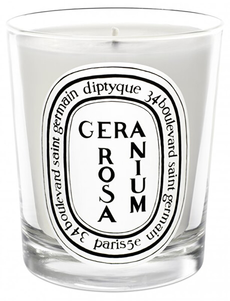 GeraniumRosa - candela 190 g