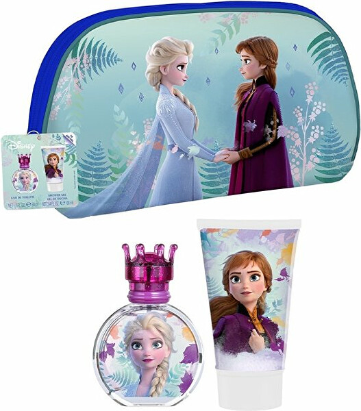 Disney Frozen II - EDT 50 ml + sprchový gel 100 ml + kosmetická taštička