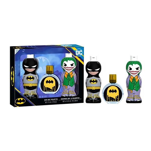 Batman & Joker – EDT 50 ml + 2in1 Duschgel und Shampoo 2 x 400 ml