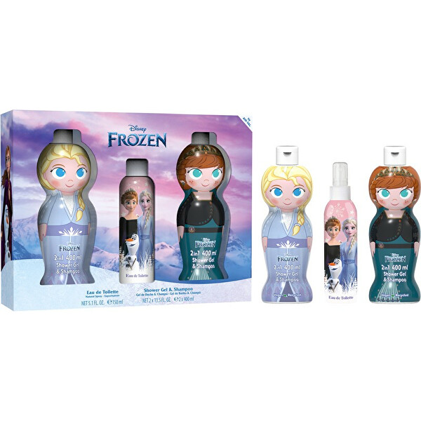 Disney Frozen - EDT 150 ml + sprchový gel 2 x 400 ml - SLEVA - poškozený obal