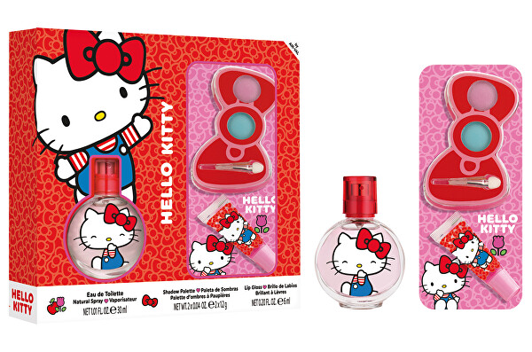 Hello Kitty - EDT 30 ml + lesk na rty + oční stíny