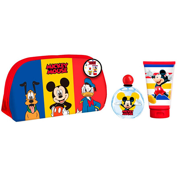 Mickey Mouse - EDT 50 ml + gel de duș 100 ml + geantă cosmetică