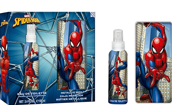 Spiderman - EDT 100 + cutie metalică.