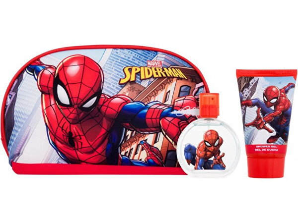 Spiderman - EDT 50 ml + sprchový gel 100 ml + kosmetická taška