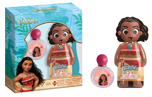 Vaiana - EDT 50 ml + 3v1 pěna do koupele, šampon a kondicionér 300 ml