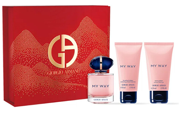 My Way - EDP 50 ml (plnitelná) + tělové mléko 50 ml + sprchový gel 50 ml